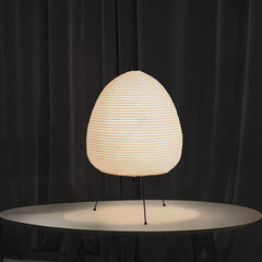 Tischlampe aus Reispapier im japanischen Stil