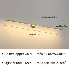 Nordic Slim LED Wall Sconce