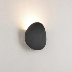 Schlichte, moderne, runde LED-Wandleuchte