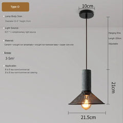 Vintage-Pendelleuchte im Industrie-Loft-Stil