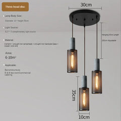 Vintage-Pendelleuchte im Industrie-Loft-Stil