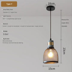 Vintage-Pendelleuchte im Industrie-Loft-Stil