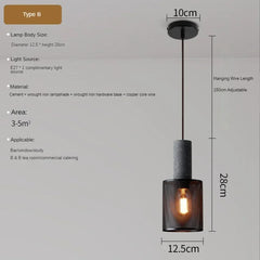 Vintage-Pendelleuchte im Industrie-Loft-Stil