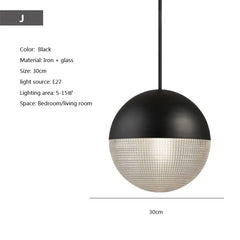 Nordische LED-Hängelampe im Industriestil