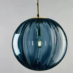 Moderne nordische Glaskugel-Pendelleuchte