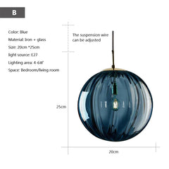 Nordische LED-Hängelampe im Industriestil