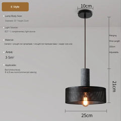 Vintage-Pendelleuchte im Industrie-Loft-Stil
