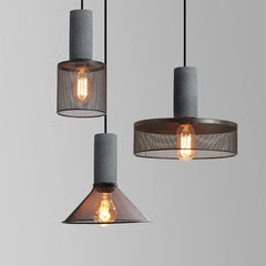 Vintage-Pendelleuchte im Industrie-Loft-Stil
