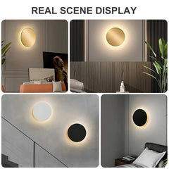 Moderne runde LED-Wandleuchte (15/20 cm)
