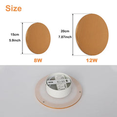 Moderne runde LED-Wandleuchte (15/20 cm)